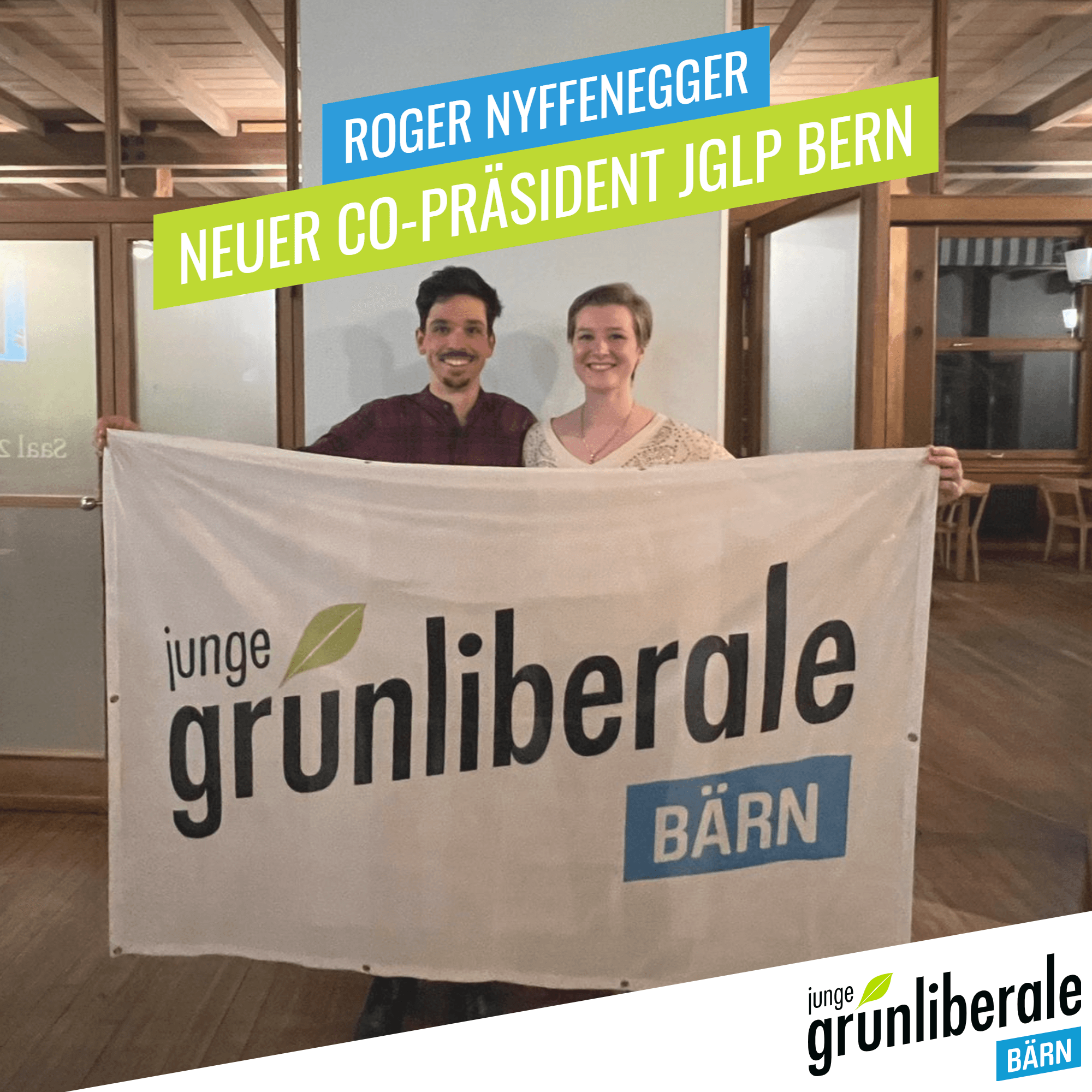 Junge Grünliberale Kanton Bern mit neuem Co-Präsidenten